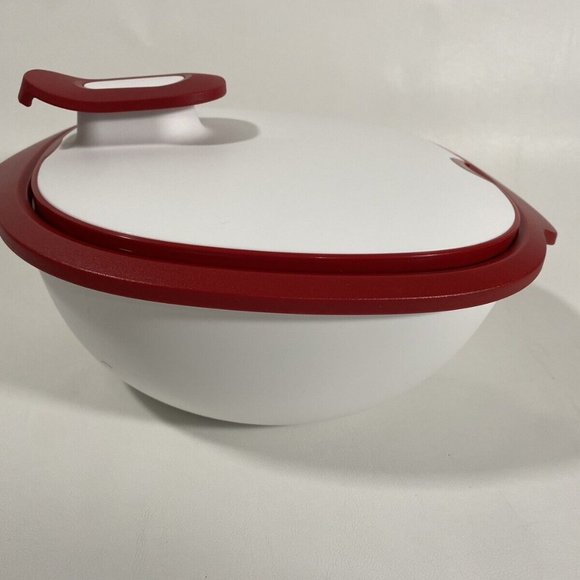 🆕️Tupperware Warmie Tup Insulating Serving Bowl 2.4L 2 1/2 Quart w/Manual - Picture 3 of 6
